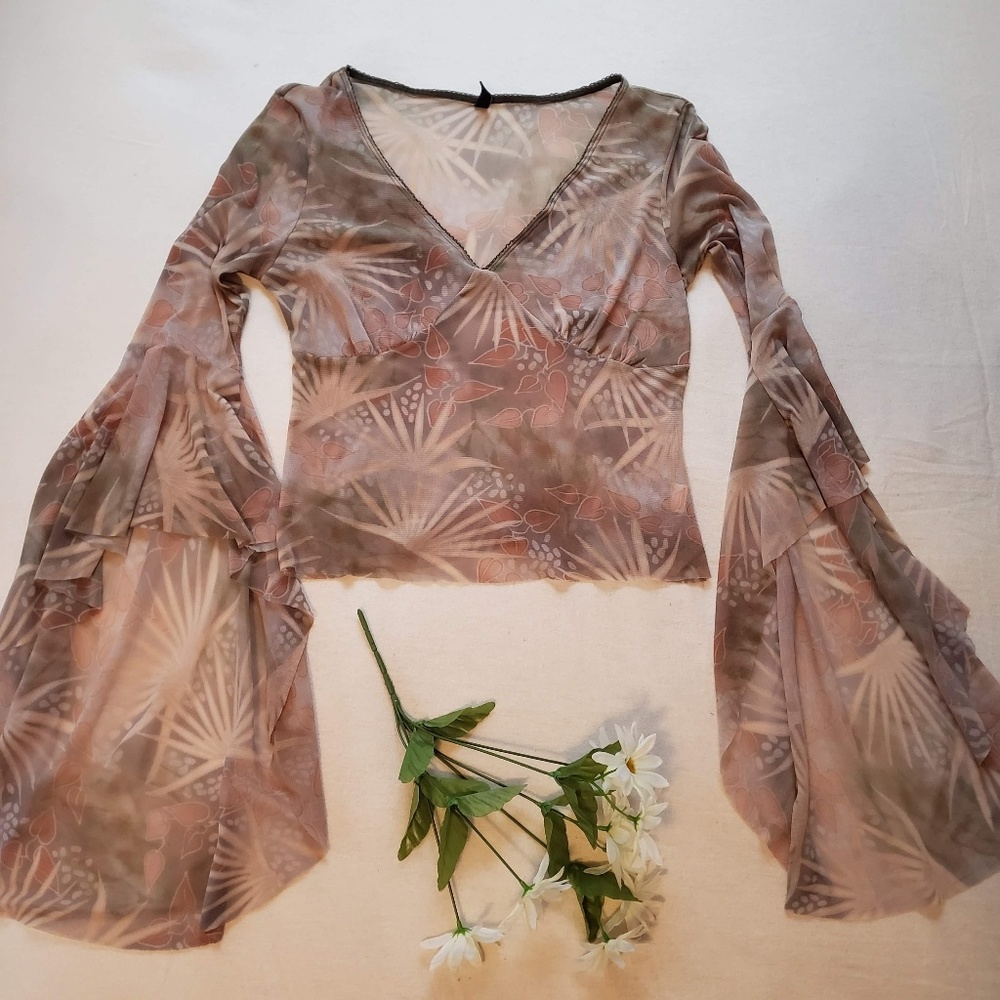 Romantic Floral Bohemian Top